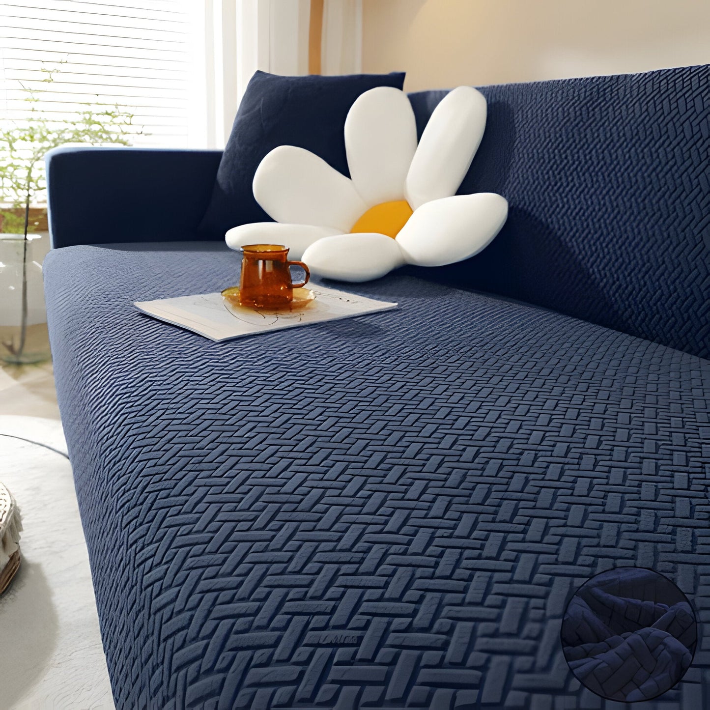 Stretchy Couch Slipcover for Home Furniture Protection