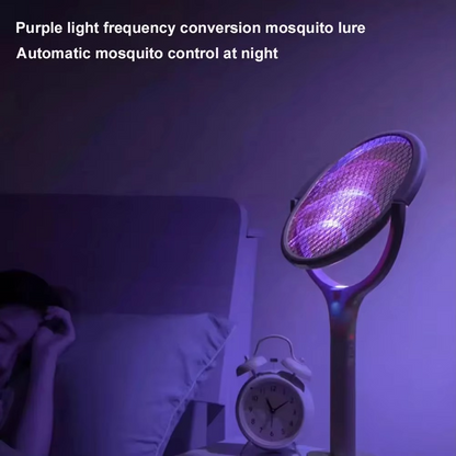 Portable LED Bug Zapper Lamp and Racket