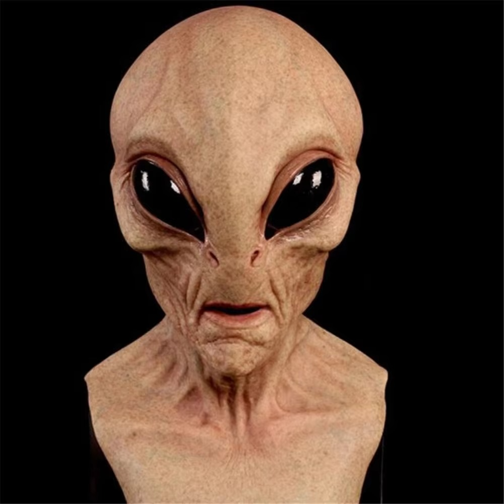 Scary Alien Costume Latex Face Mask