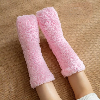Warm Fuzzy Cozy Winter Socks with Grip Soles
