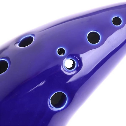 Ceramic Concert Ocarina Set with Music Book and Case