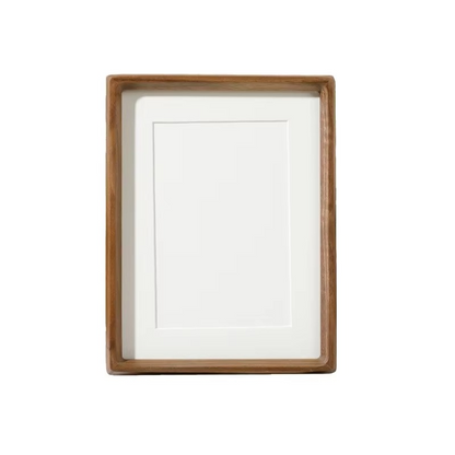 Natural Wooden Dark Brown Picture Frame - Hehif