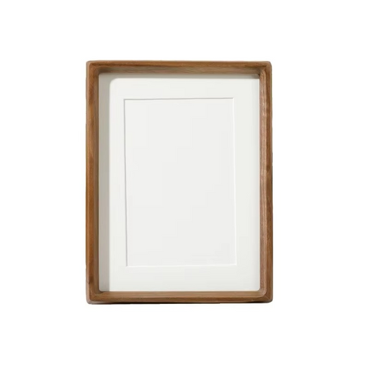 Natural Wooden Dark Brown Picture Frame - Hehif