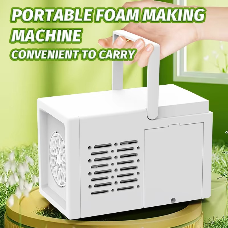 Fun Portable Bubble Blaster Toy for Kids Outdoor Fun