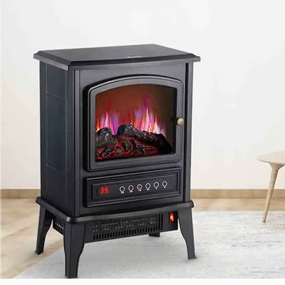 Realistic Flame Electric Space Heater for Home