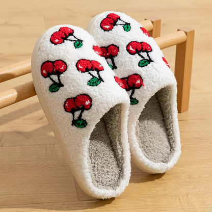 Soft Fun Women's Slippers - Warm Plush Non Slip House Shoes