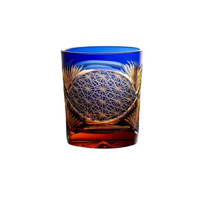Luxury Cut Crystal Whiskey Tumbler Glass
