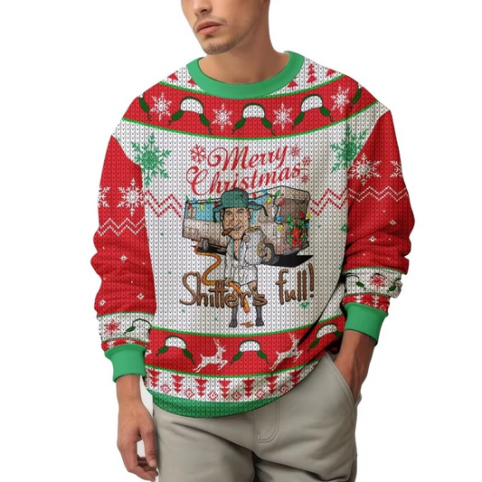 Fun Holiday 3D Graphic Sweater for Men and Women - Hehif