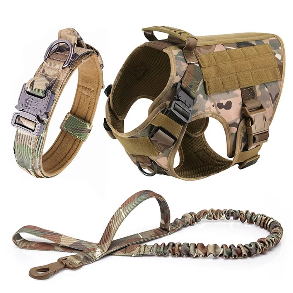 Durable Dog Vest Harness and Lead Set for Big Dogs