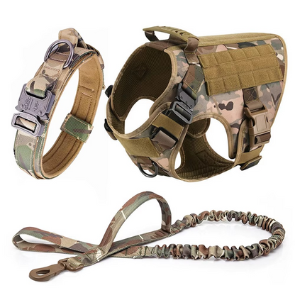 Durable Dog Vest Harness and Lead Set for Big Dogs