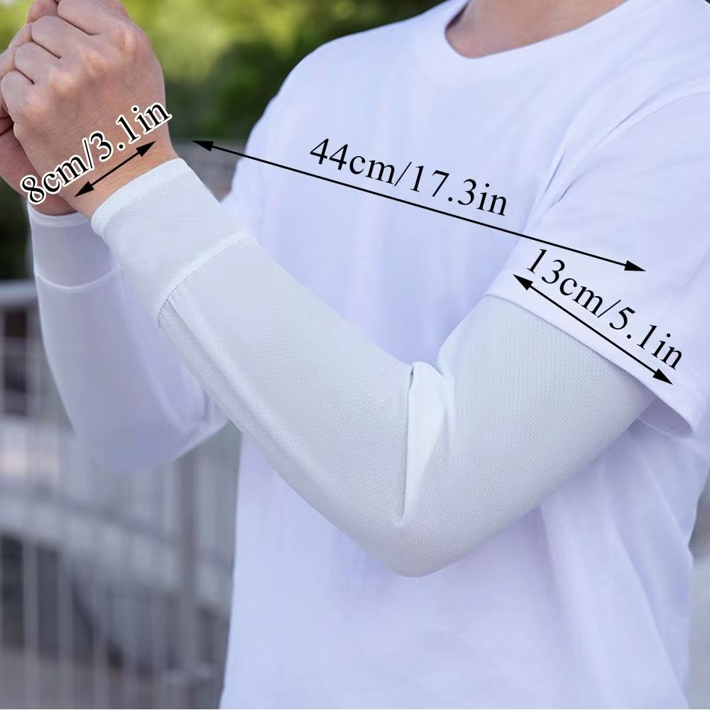 Cooling UV Protective Arm Sleeves for Driving Sports