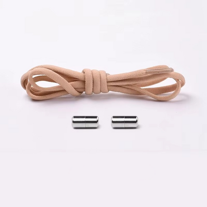 Easy One Pull Laces with Secure Metal Buckle