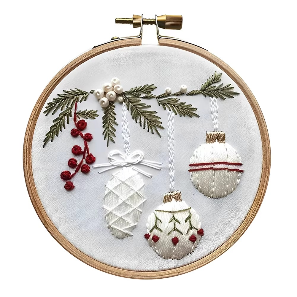 Easy Christmas Cross Stitch Kit for Beginners