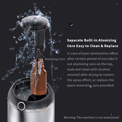 Compact Car Air Freshener USB Essential Oil Diffuser
