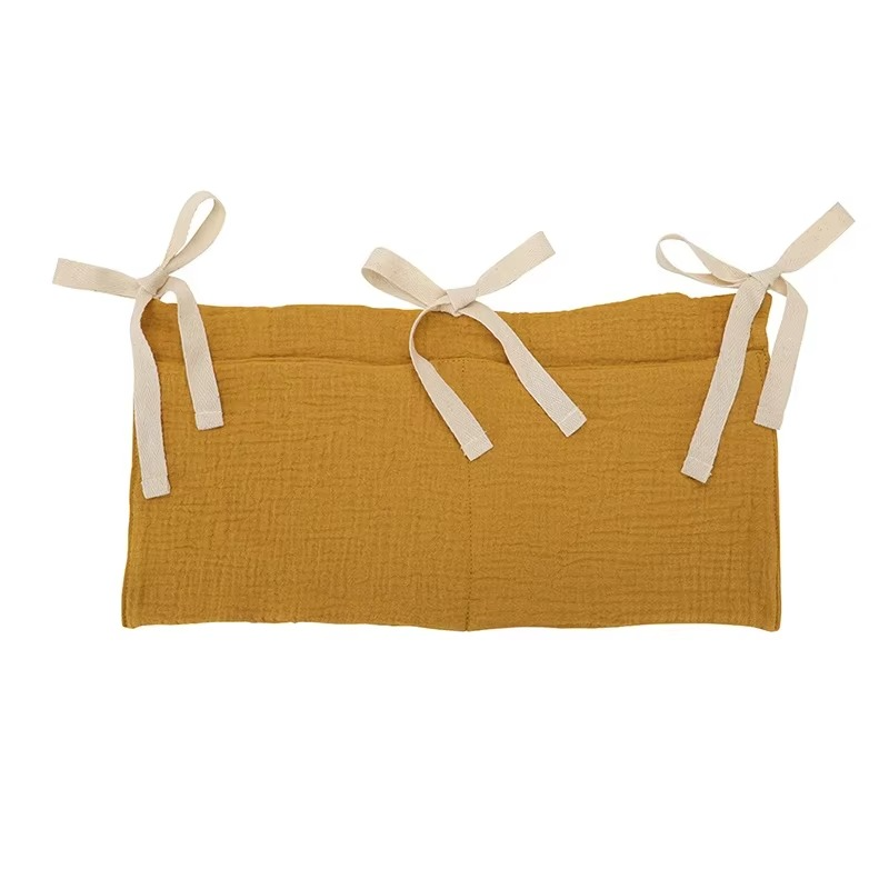 Baby Nursery Storage Bag with Dual Fabric Pockets