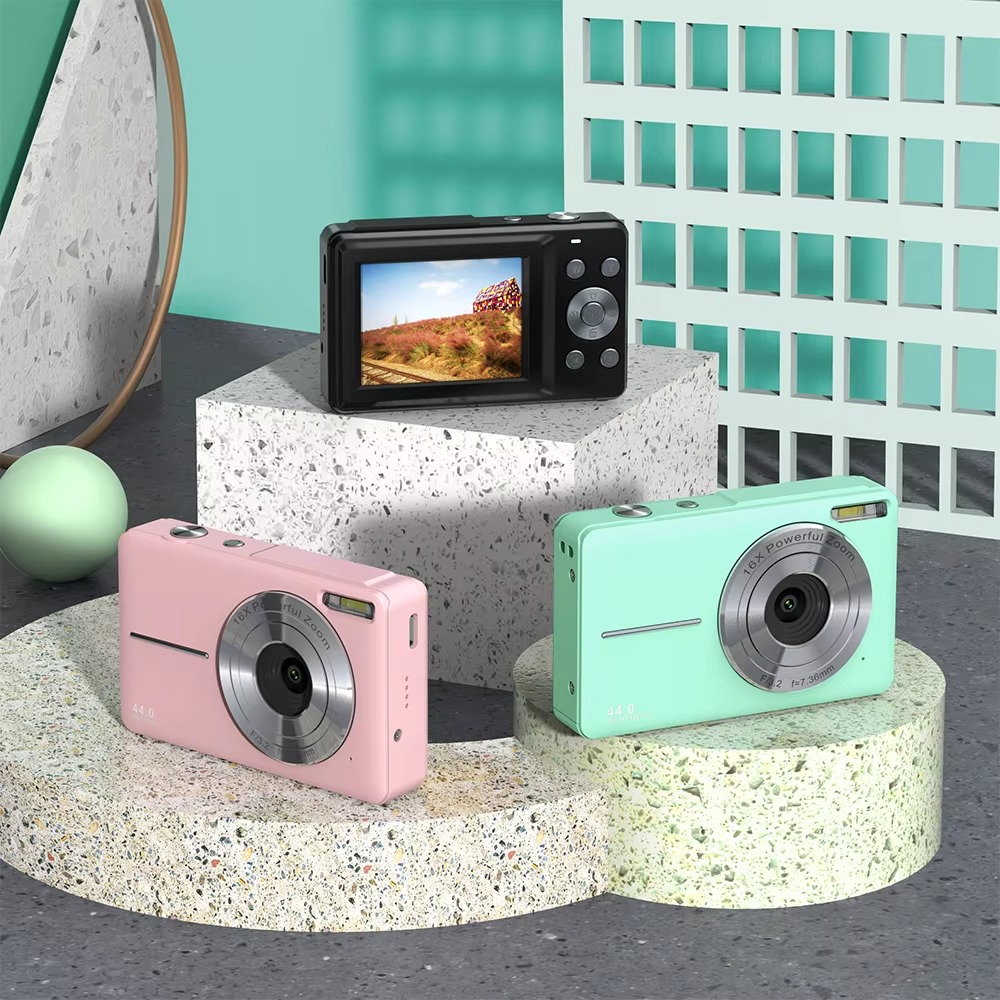 Kids' HD Digital Camera 44MP with 16X Zoom