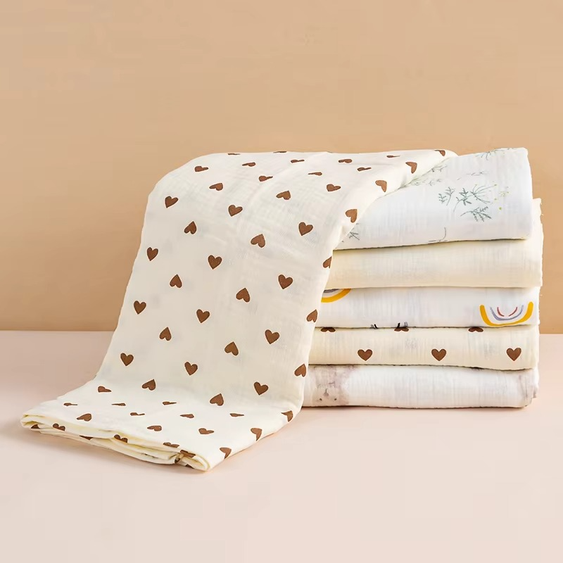 Cozy Lightweight Baby Wrap Blanket 39x39in - Hehif