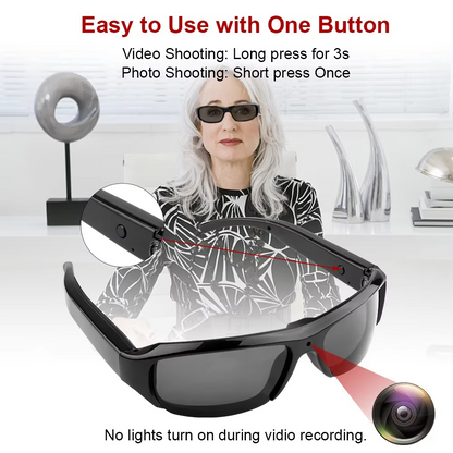 HD Video Sunglasses Camera for Outdoor Recording
