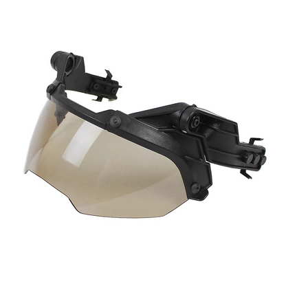 Durable Military Helmet with Clear Vision Goggles
