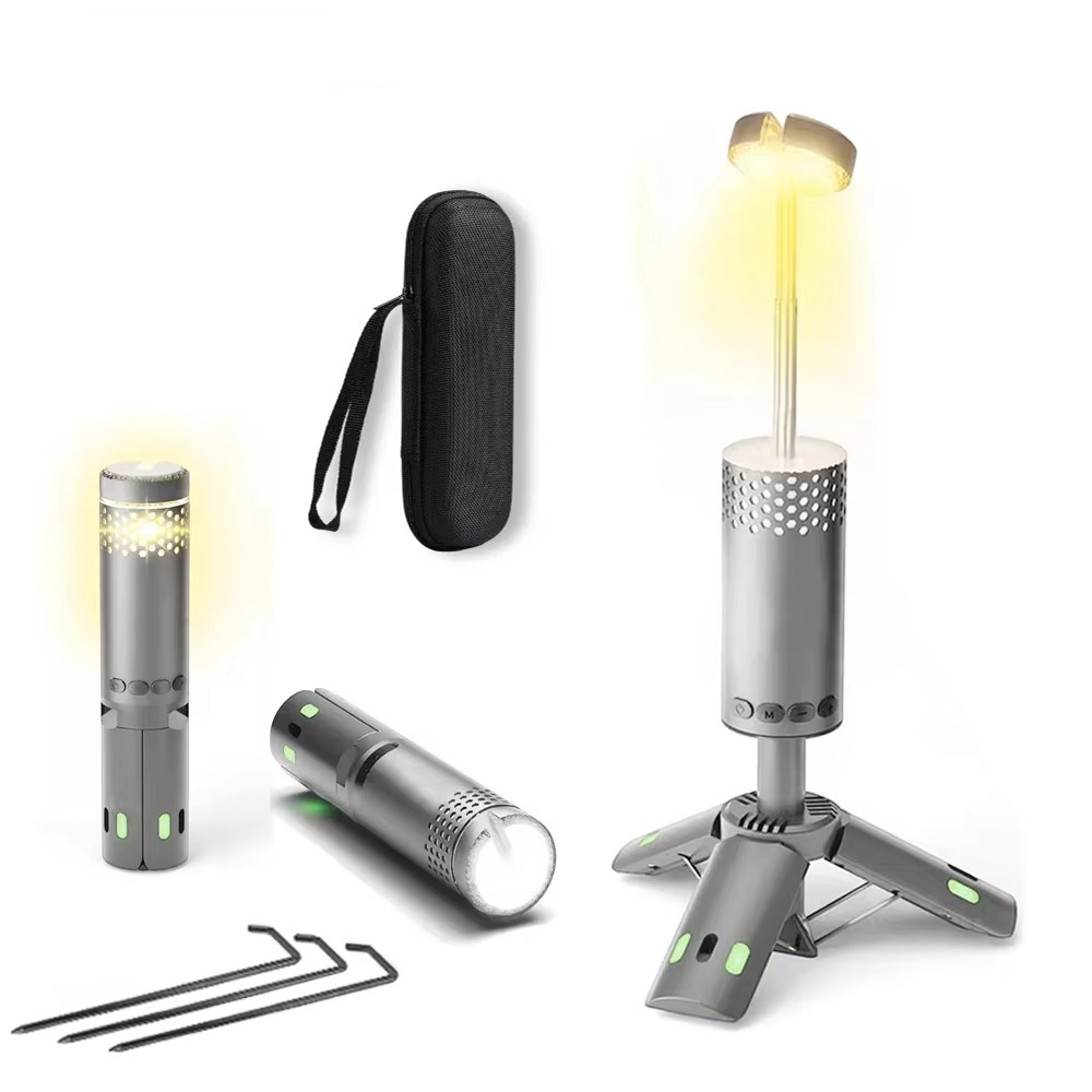 Portable LED Outdoor Lantern with Adjustable Stand
