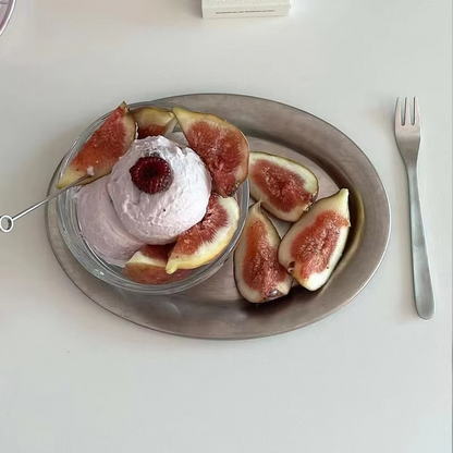 High Quality Metal Oval Serving Plates