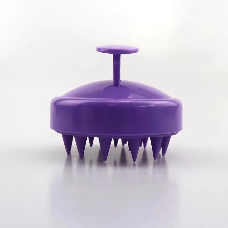 Gentle Hair Scalp Massager Shampoo Brush with Flexible Bristles