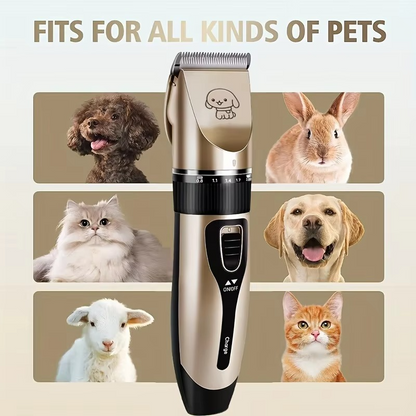Wireless Pet Grooming Kit for Dogs and Cats Clippers