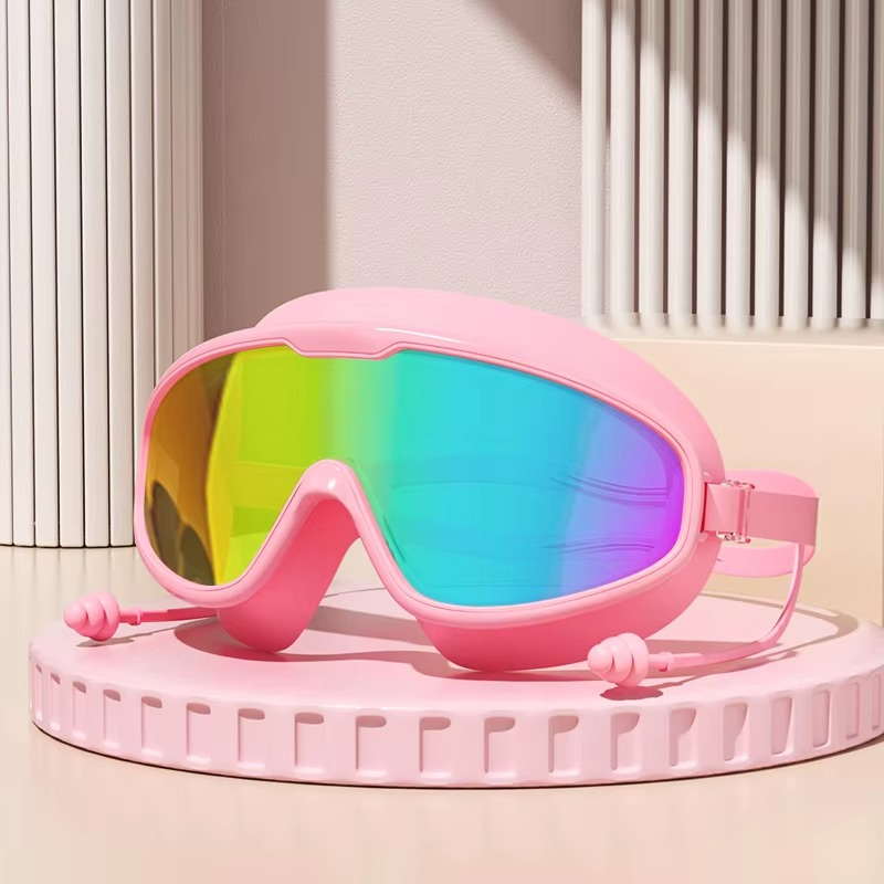 Clear Lens Swim Goggles - Waterproof Anti Fog Swimming Mask