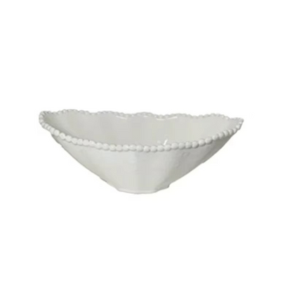 Classic White Ceramic Dinner Plate Set