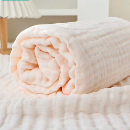 Soft 6-Layer Cotton & Bamboo Baby Swaddle Wrap Blanket