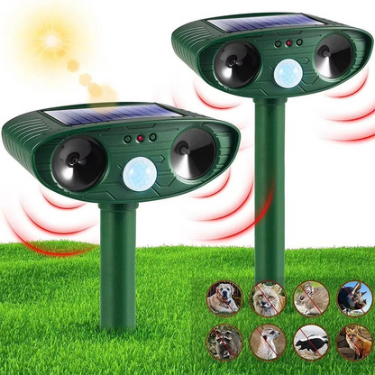 Outdoor Motion Activated Pest Repeller for Lawns