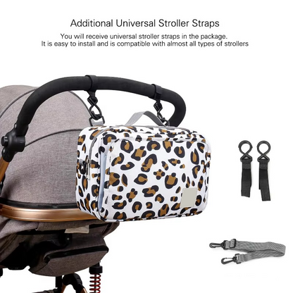 Spacious Baby Diaper Bag and Stroller Storage
