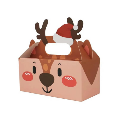 Festive Holiday Gift Box Set for Cookies and Candy