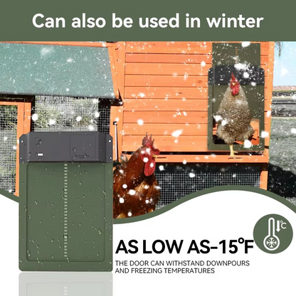 Easy Auto Chicken Coop Door Opener with Timer and Weatherproof