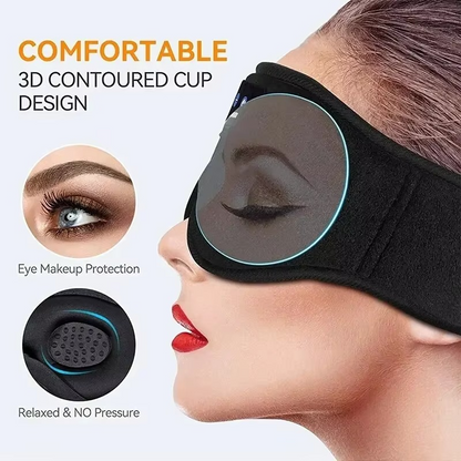 Wireless Sleep Headphones with Eye Mask and HD Sound