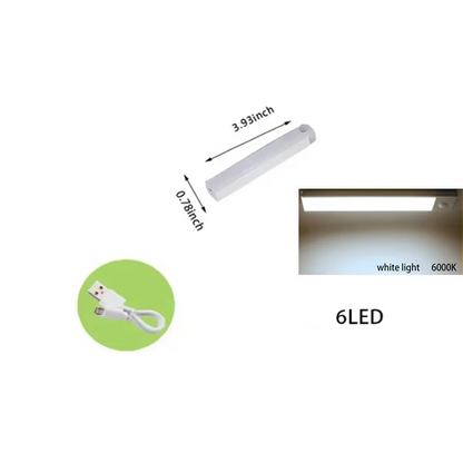 Automatic Motion LED Nightlight - Dimmable & Rechargeable