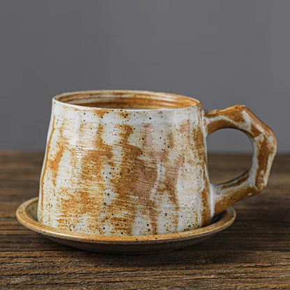 Unique Artisan Ceramic Mug Set 10oz