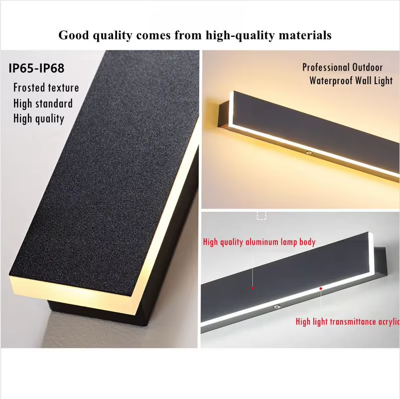 Durable Weatherproof LED Exterior Wall Lamp