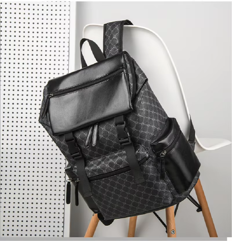 Durable Versatile Leather Laptop Backpack - Hehif