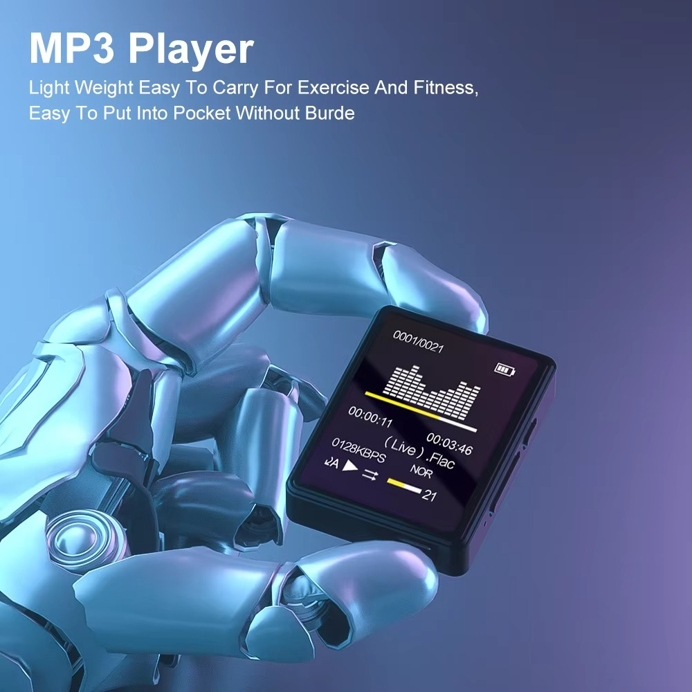 Compact Wireless Music Player with LED Display