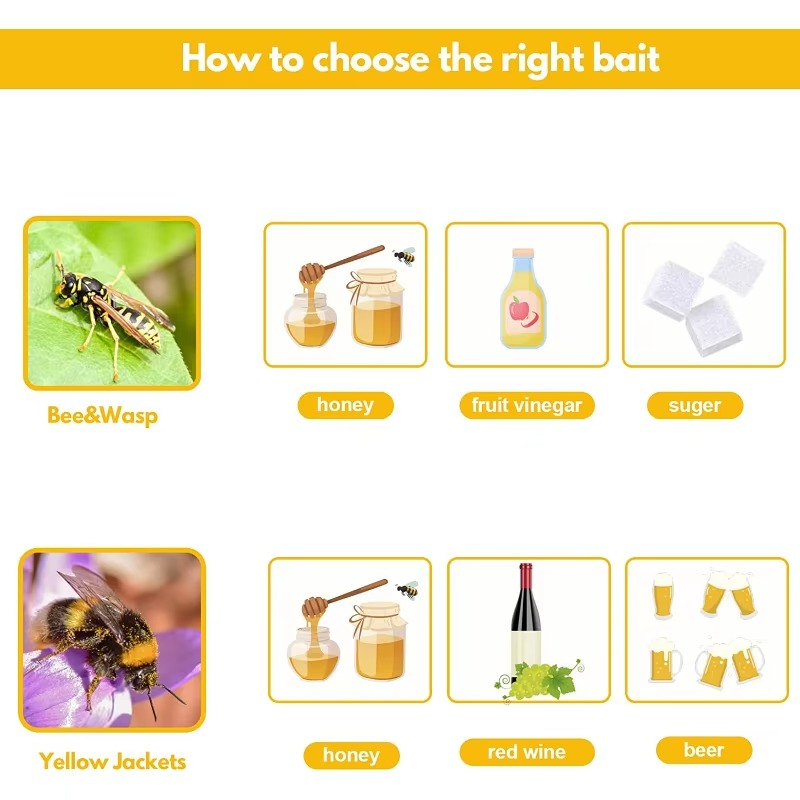 Outdoor UV Insect Trap for Wasps and Yellow Jackets