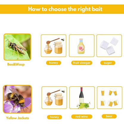Outdoor UV Insect Trap for Wasps and Yellow Jackets
