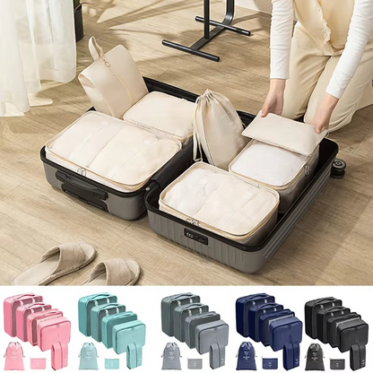 Compact Packing Cubes for Travel and Closet Organization - Hehif