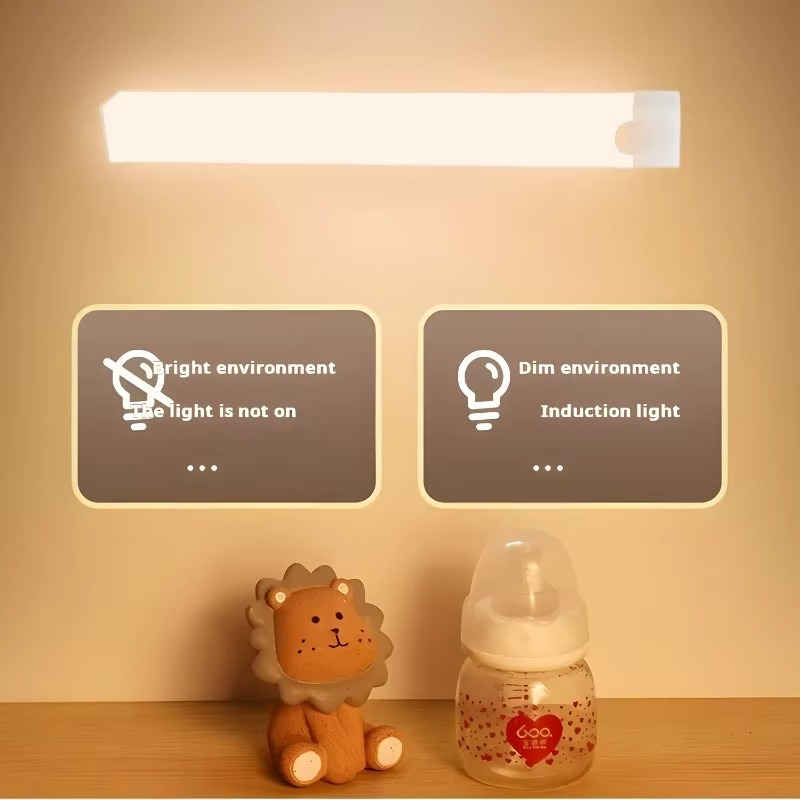 Automatic Motion LED Nightlight - Dimmable & Rechargeable
