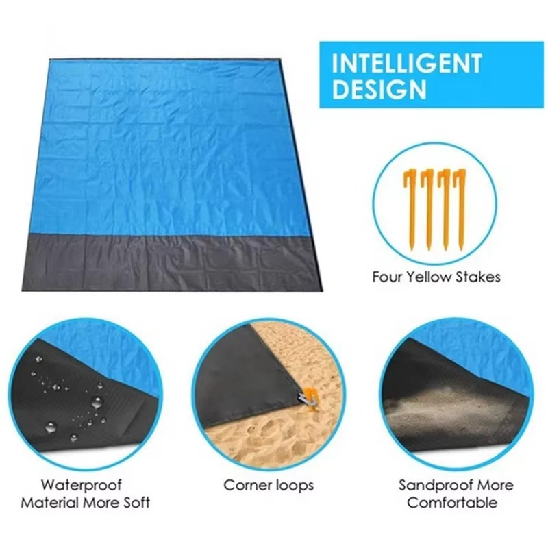 Durable Compact Beach Blanket for Outdoor Use