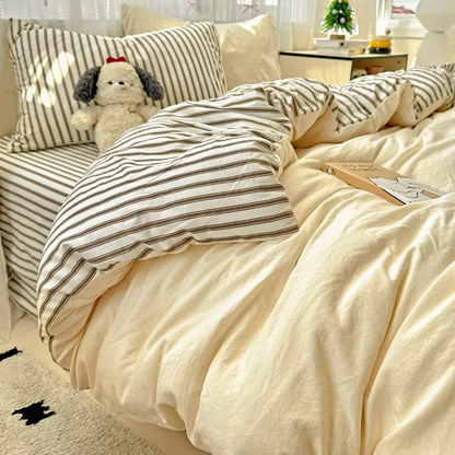 Colorful Korean Inspired Bed Sheet Set