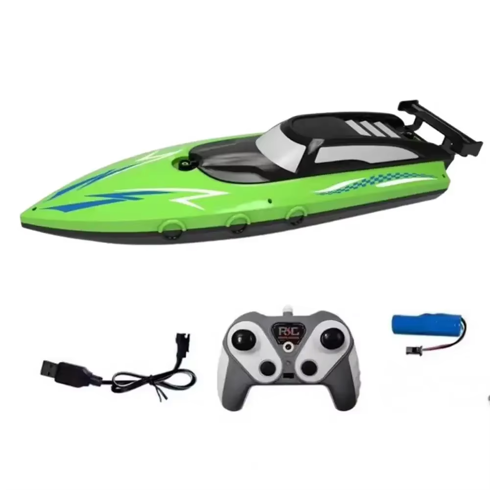 Fun Kids RC Speedboat with LED Lights and Remote