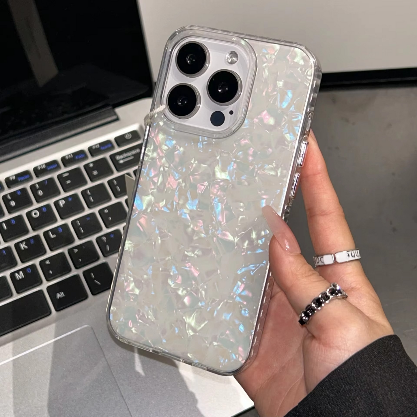 Sparkly Sea Shell Phone Case - Hehif
