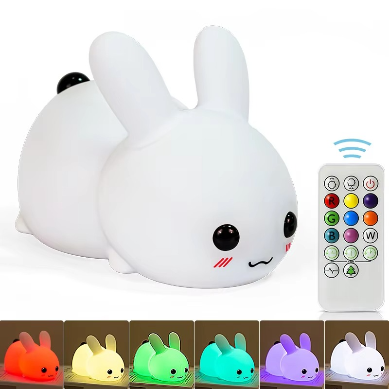 Lovely Green Bunny Night Lamp