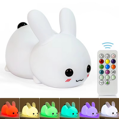 Lovely Green Bunny Night Lamp